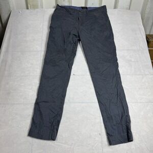 Jachs Mens Chino Pants Black Straight Leg Bowie Fit Slash Pocket Classic Size 31